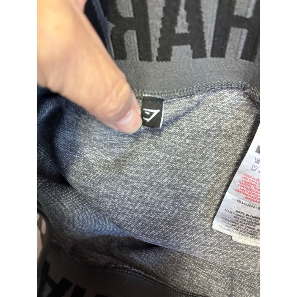 Gymshark Compression Elastic Leggings in Gray Size S - Picture 6 of 7